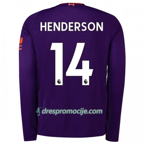 Liverpool Dres Henderson 14 Gostujući 2018/19 Dugim Rukavima Liverpool Dres Henderson 14 Gostujući 2018/19 Dugim Rukavima